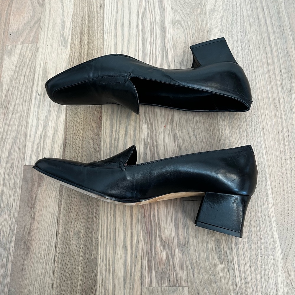 Sesto Meucci Black Italian Loafers, Buttery Soft Leather, Women’s Size 9 Narrow - Picture 6 of 11
